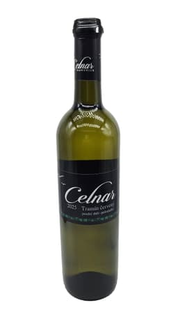 Vinařství Celnar - Tramín červený 1 2025 pozdní sběr polosladké
